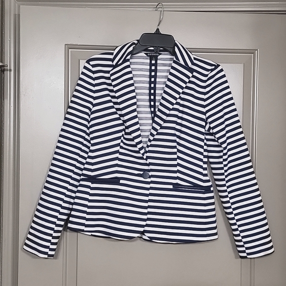 Navy stripe Blazer - Picture 1 of 1